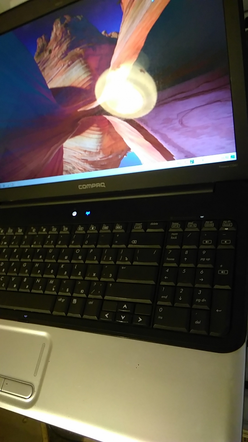 Ноутбук HP CQ61 2 ядра 2 Ghz 2 Gb 120 hdd 15,6 dvd cr wi-fi camera Хо