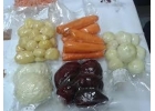 Вакуумированные овощи Мытые, очищенные